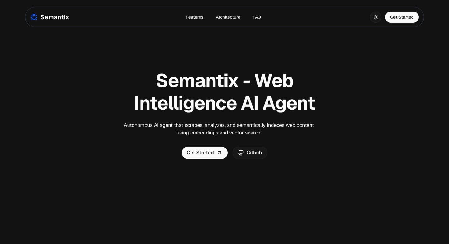 Semantix Landing Page